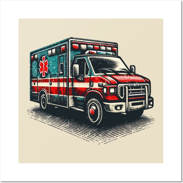 Ambulance Wall Art by Vehicles-Art